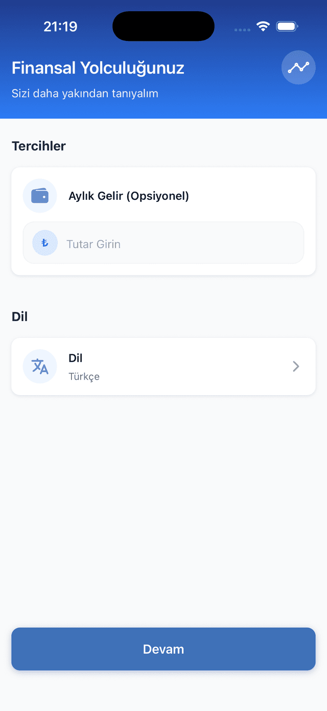 İndirin ve Profilinizi Oluşturun - Adım 1